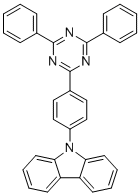 structure of CAS# 440354-93-8, 9-(4-(4,6-二苯基-1,3,5-三嗪-2-基)苯基)-9H-咔唑