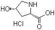 structure of CAS# 441067-49-8, (4S)-4-羟基-L-脯氨酸盐酸盐