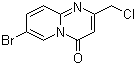 structure of CAS# 442531-33-1, 7-溴-2-(氯甲基)-4H-吡啶并[1,2-a]嘧啶-4-酮