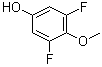 structure of CAS# 443-42-5, 3,5-二氟-4-甲氧基苯酚