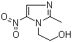 CAS 登录号：443-48-1, 甲硝唑, 2-甲基-5-硝基咪唑-1-乙醇