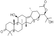 CAS 登录号：443683-76-9, 泽泻醇 F 24-乙酸酯