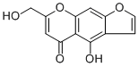 CAS 登录号：4439-68-3, Norkhellol, 4-羟基-7-(羟基甲基)-5H-呋喃并[3,2-g][1]苯并吡喃-5-酮