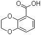 structure of CAS# 4442-53-9, 2,3-二氢-1,4-苯并二噁烷-5-羧酸