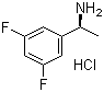 structure of CAS# 444643-16-7, (S)-1-(3,5-二氟苯基)乙胺盐酸盐