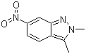 structure of CAS# 444731-73-1, 2,3-二甲基-6-硝基吲唑