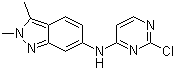 CAS 登录号：444731-74-2, N-(2-氯嘧啶-4-基)-2,3-二甲基-2H-吲唑-6-胺