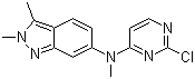 CAS # 444731-75-3, N-(2-Chloropyrimidin-4-yl)-N,2,3-trimethyl-2H-indazol-6-amine