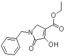structure of CAS# 4450-98-0, 2,5-二氢-4-羟基-5-氧代-1-苄基-1H-吡咯-3-羧酸乙酯