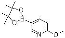 structure of CAS# 445264-61-9, 2-甲氧基-5-吡啶硼酸频哪醇酯