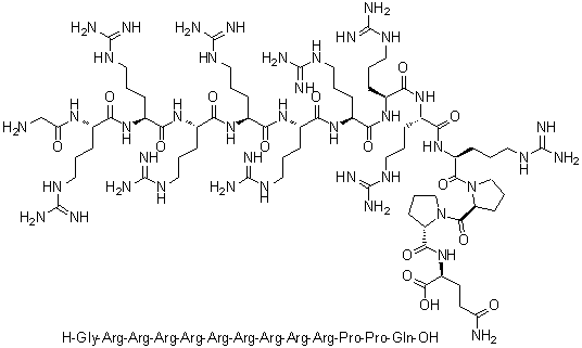 CAS 登录号：445461-98-3, 甘氨酰-L-精氨酰-L-精氨酰-L-精氨酰-L-精氨酰-L-精氨酰-L-精氨酰-L-精氨酰-L-精氨酰-L-精氨酰-L-脯氨酰-L-脯氨酰-L-谷氨酰胺