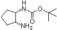 structure of CAS# 445479-01-6, ((1S,2R)-2-Aminocyclopentyl)carbamic acid tert-butyl ester