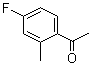 structure of CAS# 446-29-7, 4'-Fluoro-2'-methylacetophenone