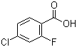 4-Chloro-2-fluorobenzoic acid molecular structure (CAS 446-30-0)