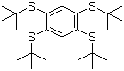 CAS # 447463-65-2, 1,2,4,5-Tetrakis(tert-butylthio)benzene