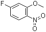 structure of CAS# 448-19-1, 5-氟-2-硝基苯甲醚