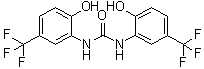 CAS 登录号：448895-37-2, 1,3-二(2-羟基-5-三氟甲基苯基)脲
