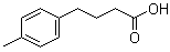 structure of CAS# 4521-22-6, 4-(4-Methylphenyl)butanoic acid