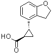 CAS # 452324-76-4, (1R,2R)-2-(2,3-Dihydro-4-benzofuranyl)cyclopropanecarboxylic acid