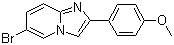 structure of CAS# 452967-40-7, 6-溴-2-(4-甲氧基苯基)咪唑并[1,2-a]吡啶