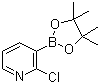 structure of CAS# 452972-11-1, 2-氯吡啶-3-硼酸频哪醇酯
