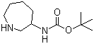 structure of CAS# 454451-26-4, 氮杂环庚-3-基氨基甲酸叔丁酯
