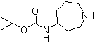 structure of CAS# 454451-28-6, (氮杂环庚烷-4-基)氨基甲酸叔丁酯