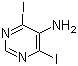 CAS 登录号：454685-58-6, 4,6-二碘-5-氨基嘧啶