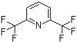 structure of CAS# 455-00-5, 2,6-双(三氟甲基)吡啶