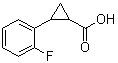 structure of CAS# 455267-56-8, 2-(2-氟苯基)环丙烷羧酸