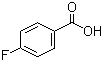 structure of CAS# 456-22-4, 4-Fluorobenzoic acid