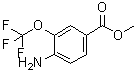 structure of CAS# 457097-93-7, 4-氨基-3-三氟甲氧基苯甲酸甲酯
