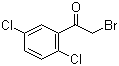 structure of CAS# 4571-25-9, 2-Bromo-1-(2,5-dichlorophenyl)ethanone