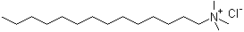 CAS # 4574-04-3, Tetradecyl trimethyl ammonium chloride, Tetradecyltrimethylammonium chloride, Trimethyl-tetradecylammonium chloride, N,N,N-Trimethyl-1-tetradecanaminium chloride, Myristyl trimethyl ammonium chloride, TTAC