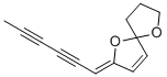 CAS # 4575-53-5, (Z)-tonghaosu, (2Z)-2-hexa-2,4-diynylidene-1,6-dioxaspiro[4.4]non-3-ene
