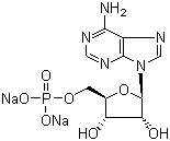 structure of CAS# 4578-31-8, 5'-腺嘌呤核苷酸二钠盐