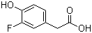 structure of CAS# 458-09-3, 3-Fluoro-4-hydroxyphenylacetic acid