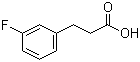 structure of CAS# 458-45-7, 3-(3-氟苯基)丙酸