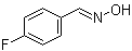 CAS # 459-23-4, 4-Fluorobenzaldehyde oxime, 4-Fluorobenzaldoxime, p-Fluorobenzaldehyde oxime