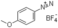 structure of CAS# 459-64-3, 4-甲氧基苯偶氮鎓四氟硼酸盐