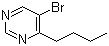 CAS 登录号：4595-64-6, 5-溴-4-丁基嘧啶