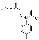 structure of CAS# 460331-53-7, 5-Chloro-1-(4-methylphenyl)-1H-pyrazole-3-carboxylic acid ethyl ester