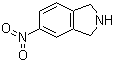 structure of CAS# 46053-72-9, 5-硝基-2,3-二氢-1H-异吲哚