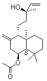 structure of CAS# 4608-49-5, 醋酸落叶松酯