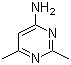 4-氨基-2,6-二甲基嘧啶分子结构 (CAS 461-98-3)