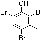 CAS # 4619-74-3, 2,4,6-Tribromo-3-methylphenol, 2,4,6-Tribromo-m-cresol