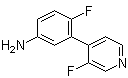CAS # 462652-33-1, 4-(5-Amino-2-fluorophenyl)-3-fluoropyridine