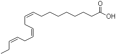 亚麻酸分子结构 (CAS 463-40-1)