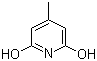 structure of CAS# 4664-16-8, 2,6-二羟基-4-甲基吡啶