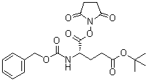 structure of CAS# 4666-16-4, (4S)-5-[(2,5-二氧代-1-吡咯烷基)氧基]-5-氧代-4-[[(苯基甲氧基)羰基]氨基]戊酸叔丁酯